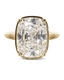 Sterling Silver Elongated Cushion Cocktail Ring 4ct & 8ct