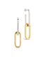Doreen Mixed Metal Oval Drops