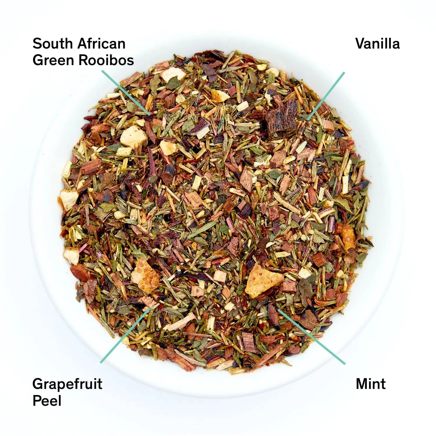 Cocteau - Vanilla Grapefruit Mint Rooibos Tea (Caffeine Free) Main image
