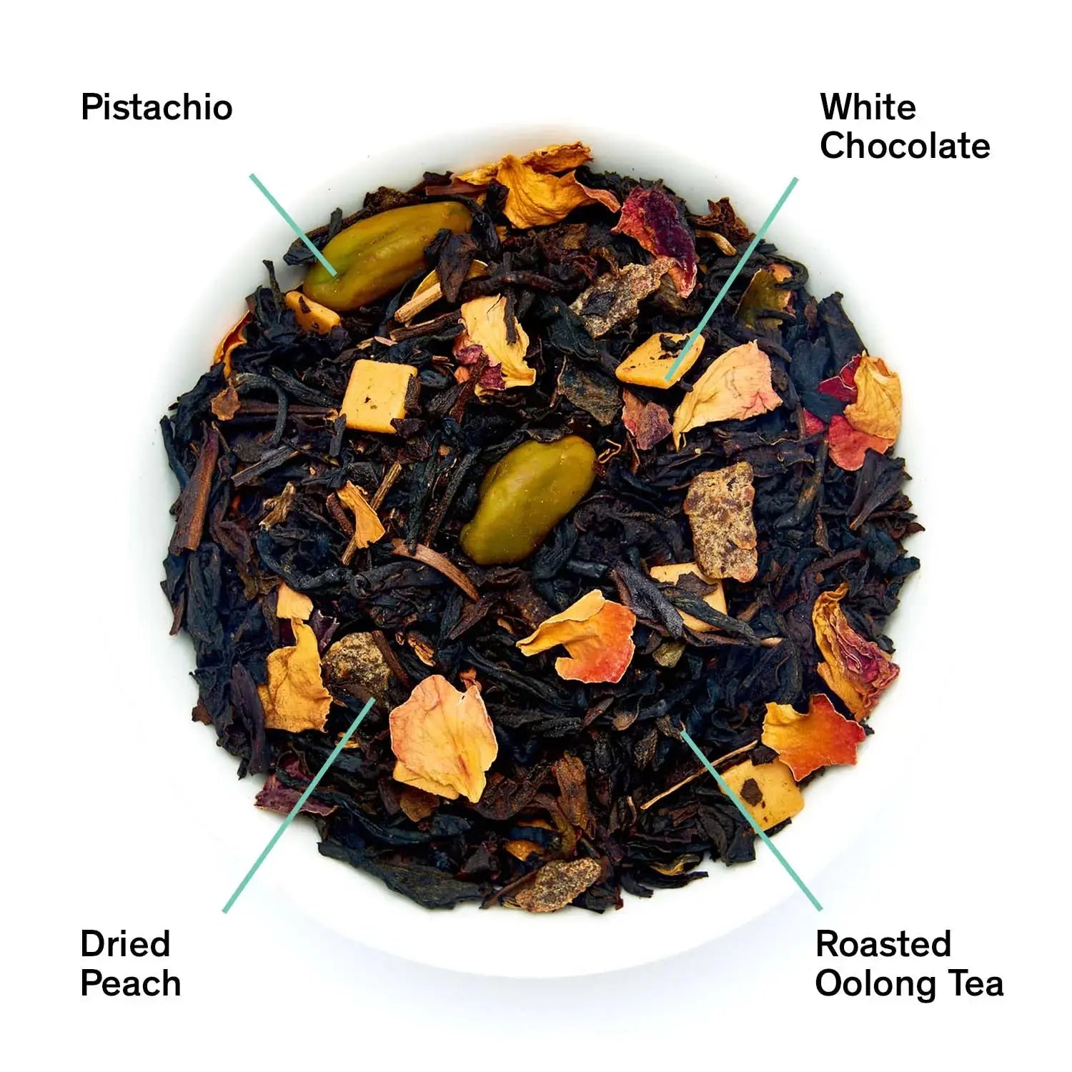 Dark Iris - Peach Pistachio Oolong Tea Main image