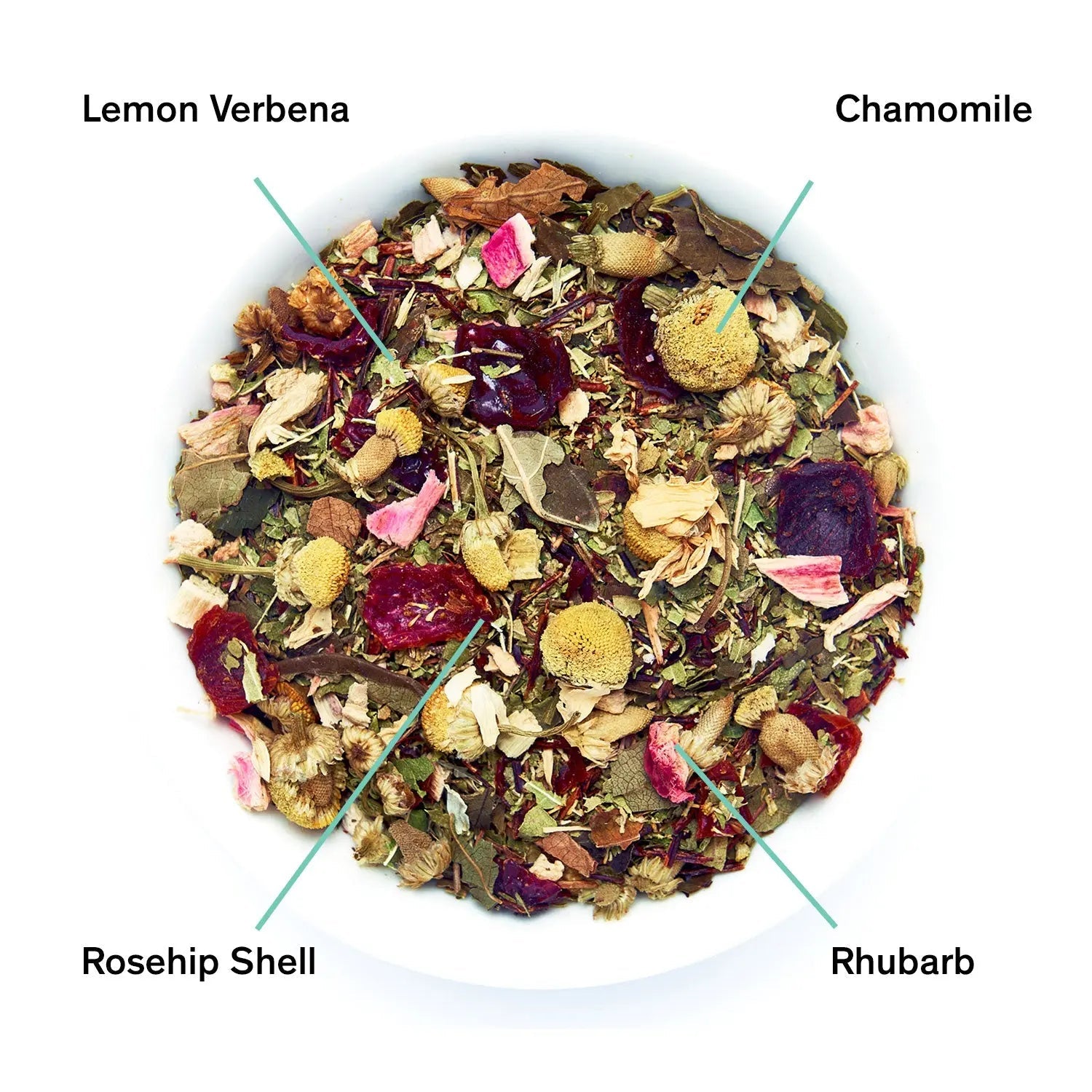 Days of Heaven - Rhubarb Verbena Chamomile Tea (Caffeine Free) Main image