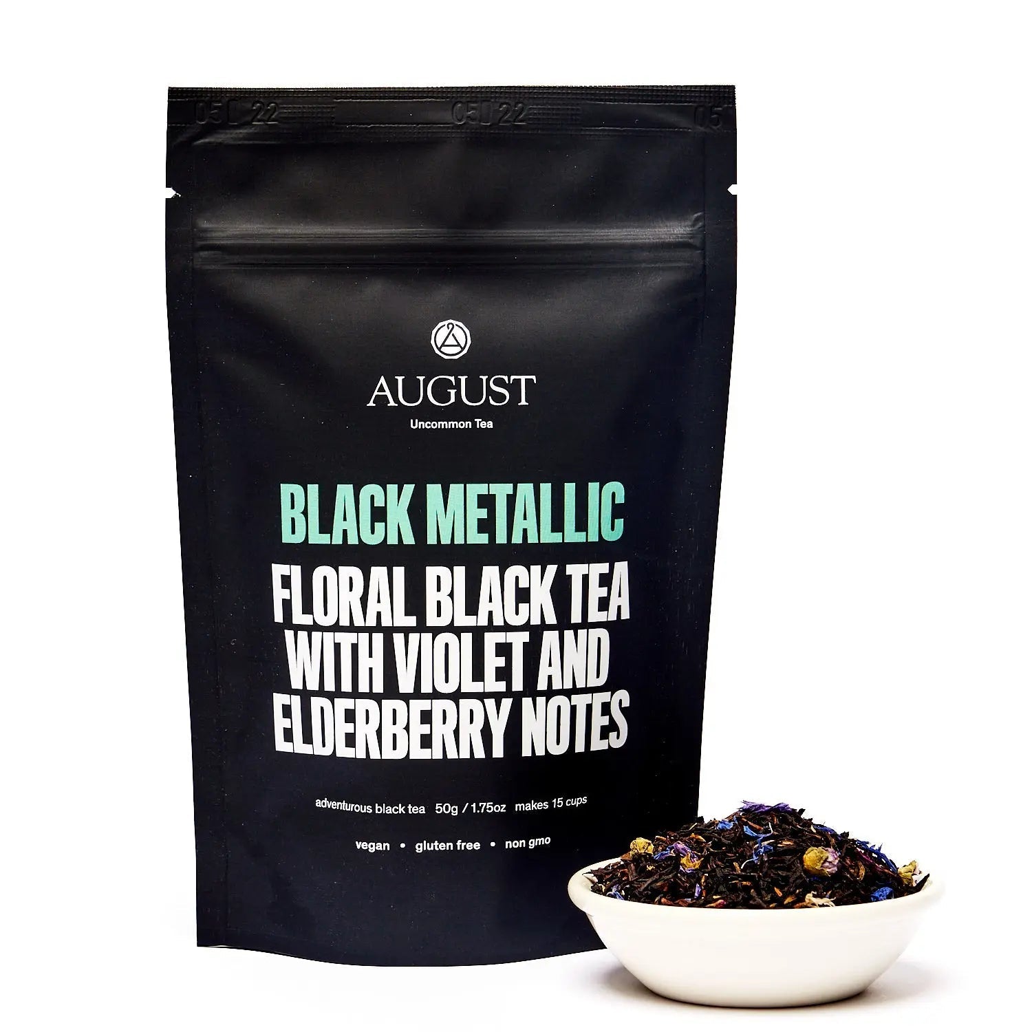 Black Metallic - Violet Elderberry Black Tea Secondary image