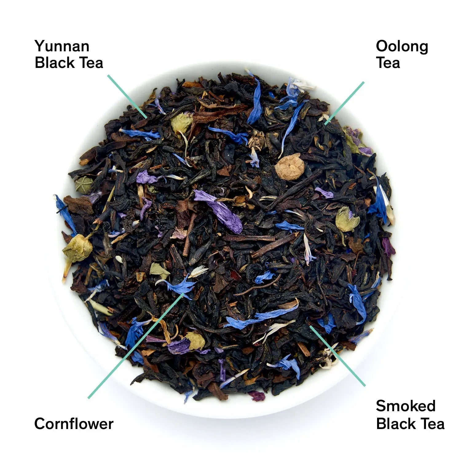 Black Metallic - Violet Elderberry Black Tea (15 Tea Bags) Secondary image
