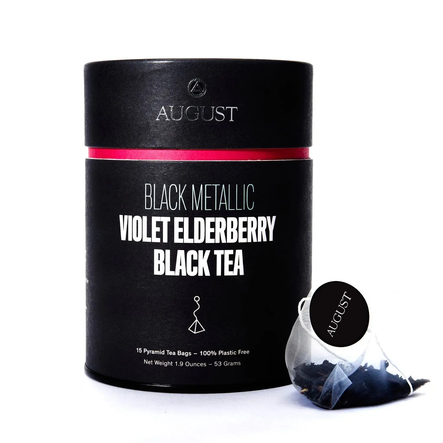 Black Metallic - Violet Elderberry Black Tea (15 Tea Bags) Main image