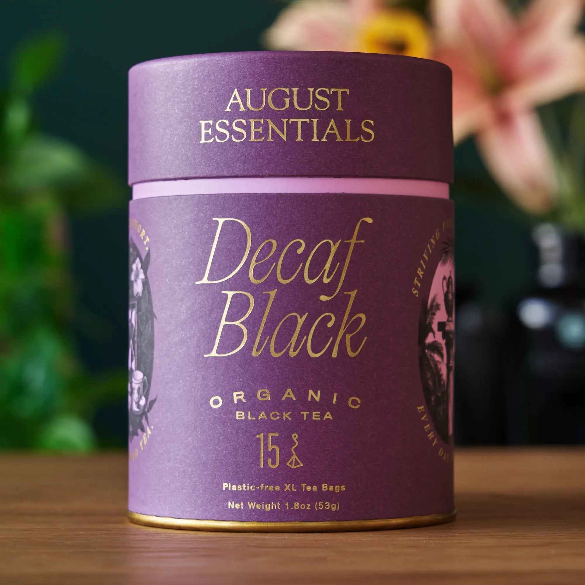 Essentials Decaf Black Black Tea - 15 Tea Bags Main image