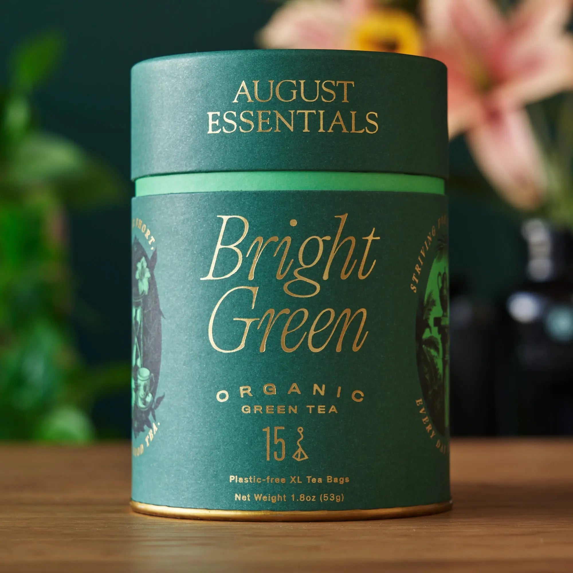 Essentials Bright Green Green Tea - 15 Tea Bags Main image
