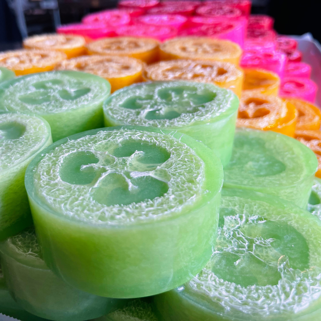 Loofah Soap - Morning Mint Secondary image