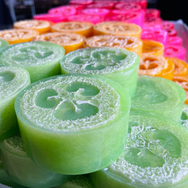 Loofah Soap - Morning Mint