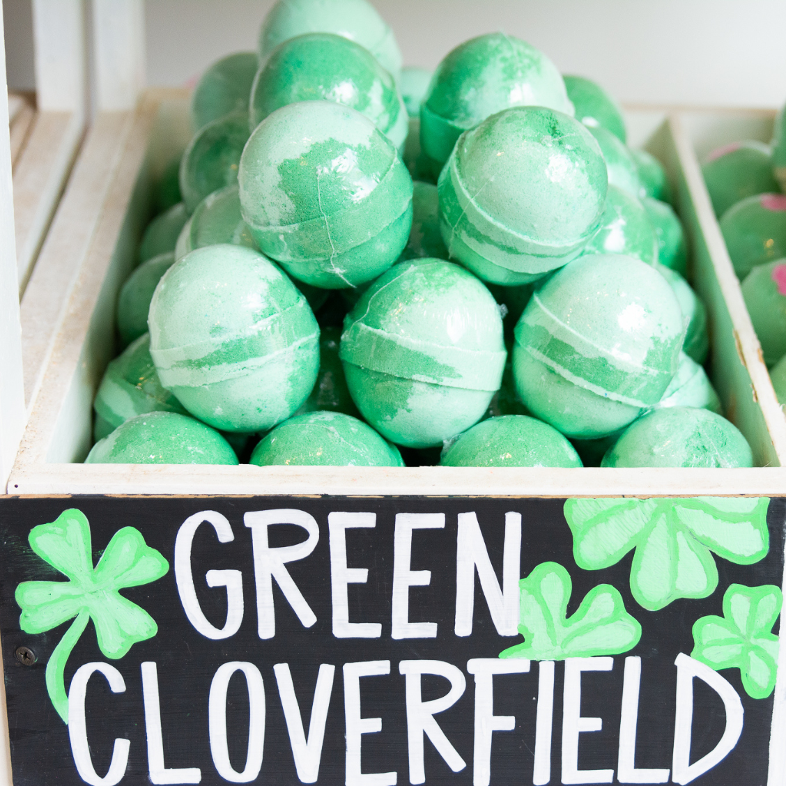 Green Cloverfield Bath Bomb Secondary image
