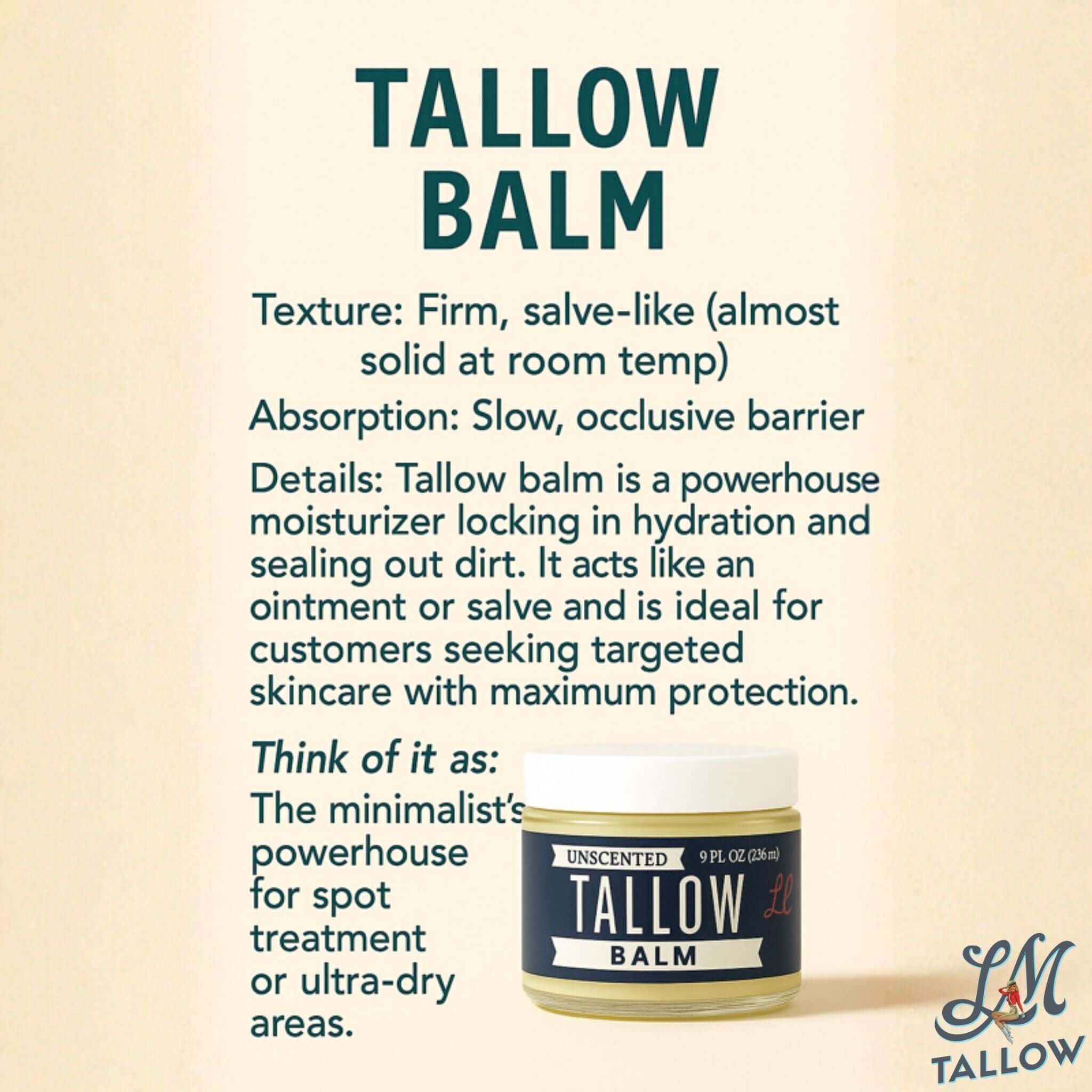 Unscented Tallow Balm Secondary image