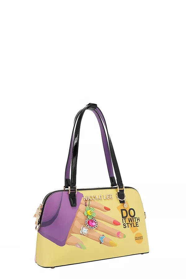 Nicole Lee USA Nail Polish Dome Shoulder Bag Secondary image