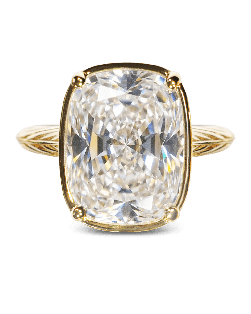 Sterling Silver Elongated Cushion Cocktail Ring 4ct & 8ct Main image