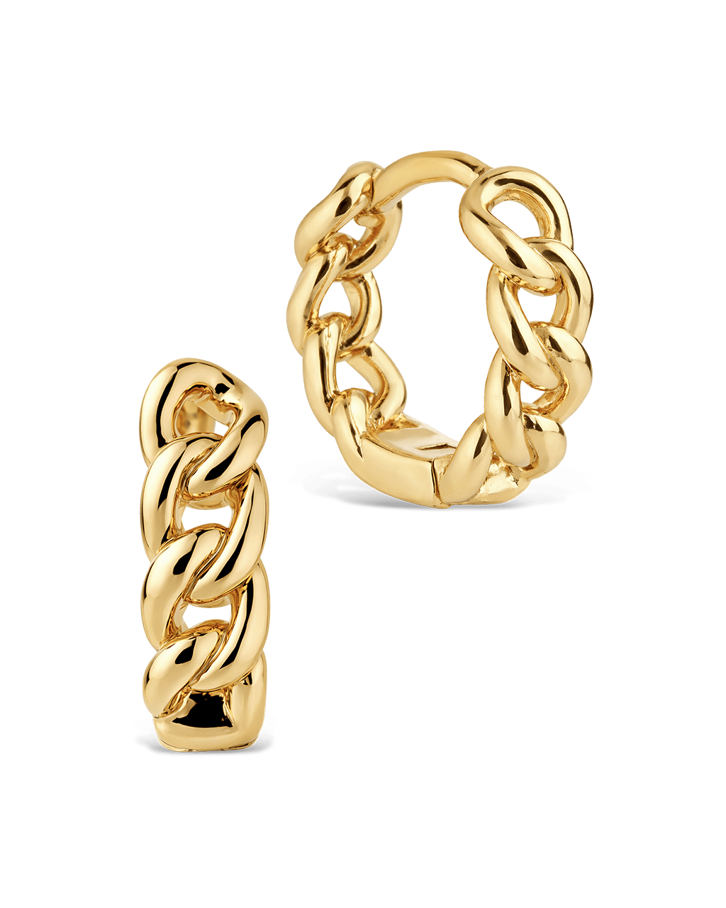 Maeve Rounded Link Hoops Main image