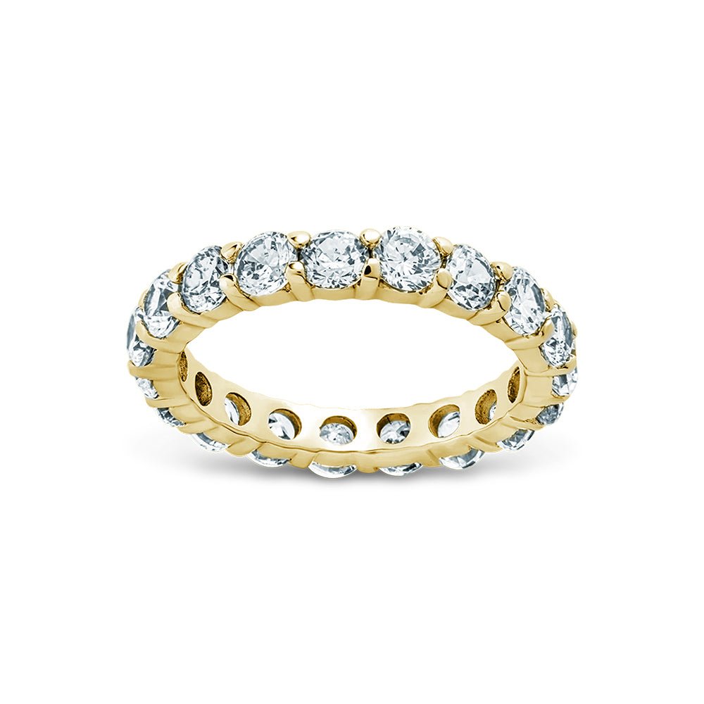 Sterling Silver Dainty Gracie CZ Eternity Ring Main image