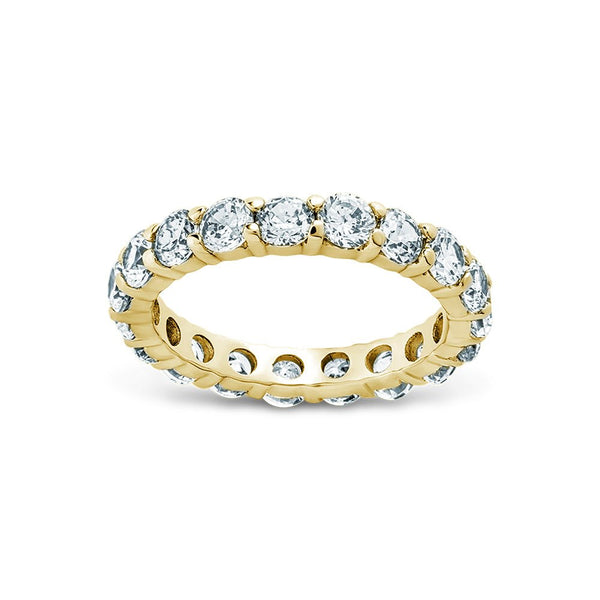 Sterling Silver Dainty Gracie CZ Eternity Ring