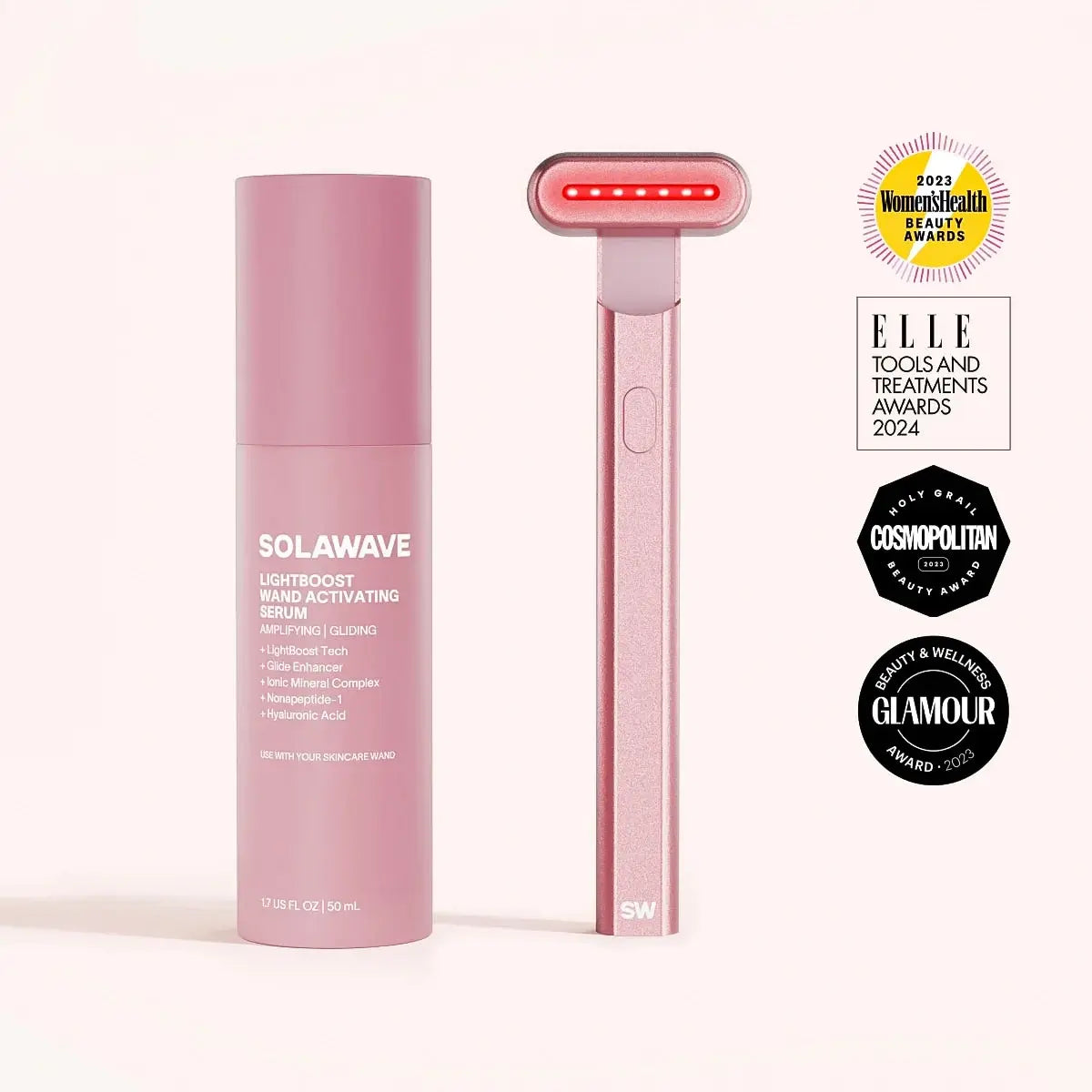 4-in-1 Red Light Therapy Wand & Activating Serum Kit Main image