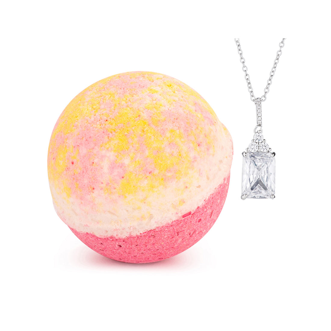 Blushing Peony 10oz Mystery Jewelry Bath Bomb Main image