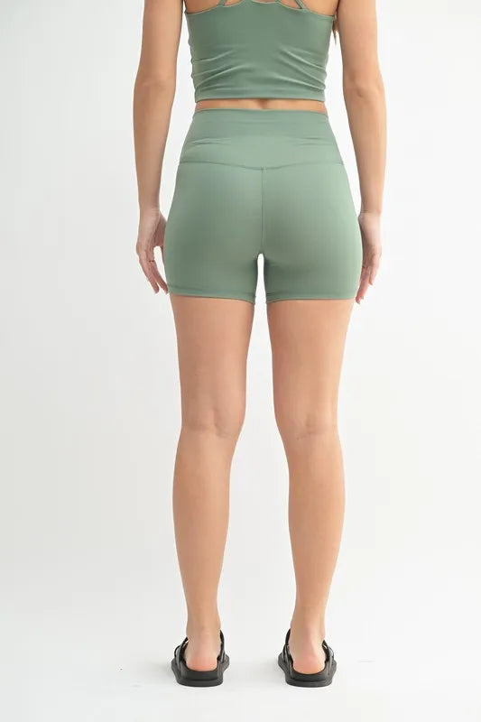 MONO B Venice Cloud Light Contour Biker Shorts Secondary image