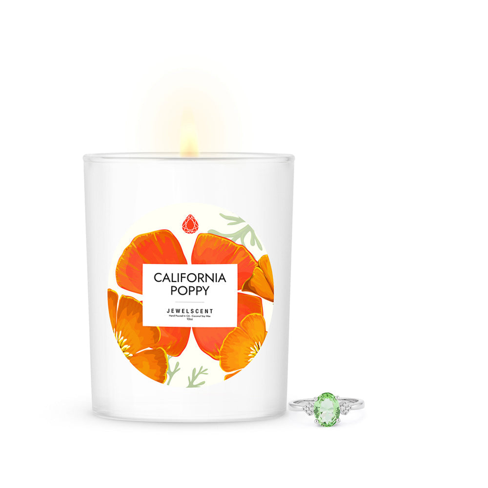 California Poppy 10oz Mystery Jewelry Candle Main image