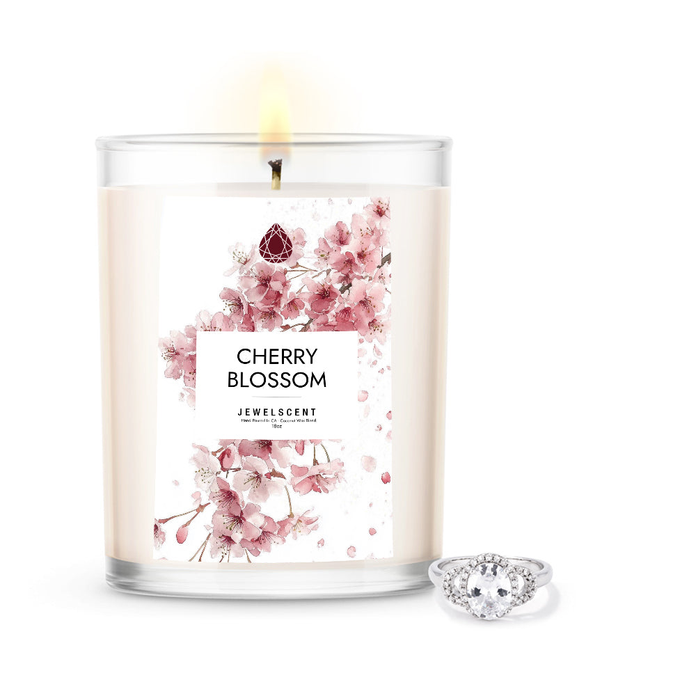 Cherry Blossom 18oz Mystery Jewelry Candle Main image