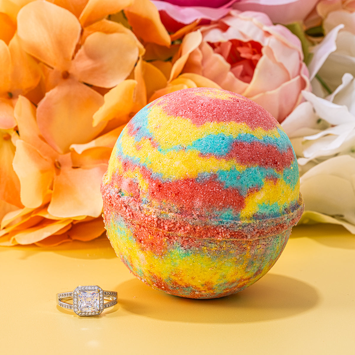 Coral Isles 10oz Mystery Jewelry Bath Bomb Secondary image