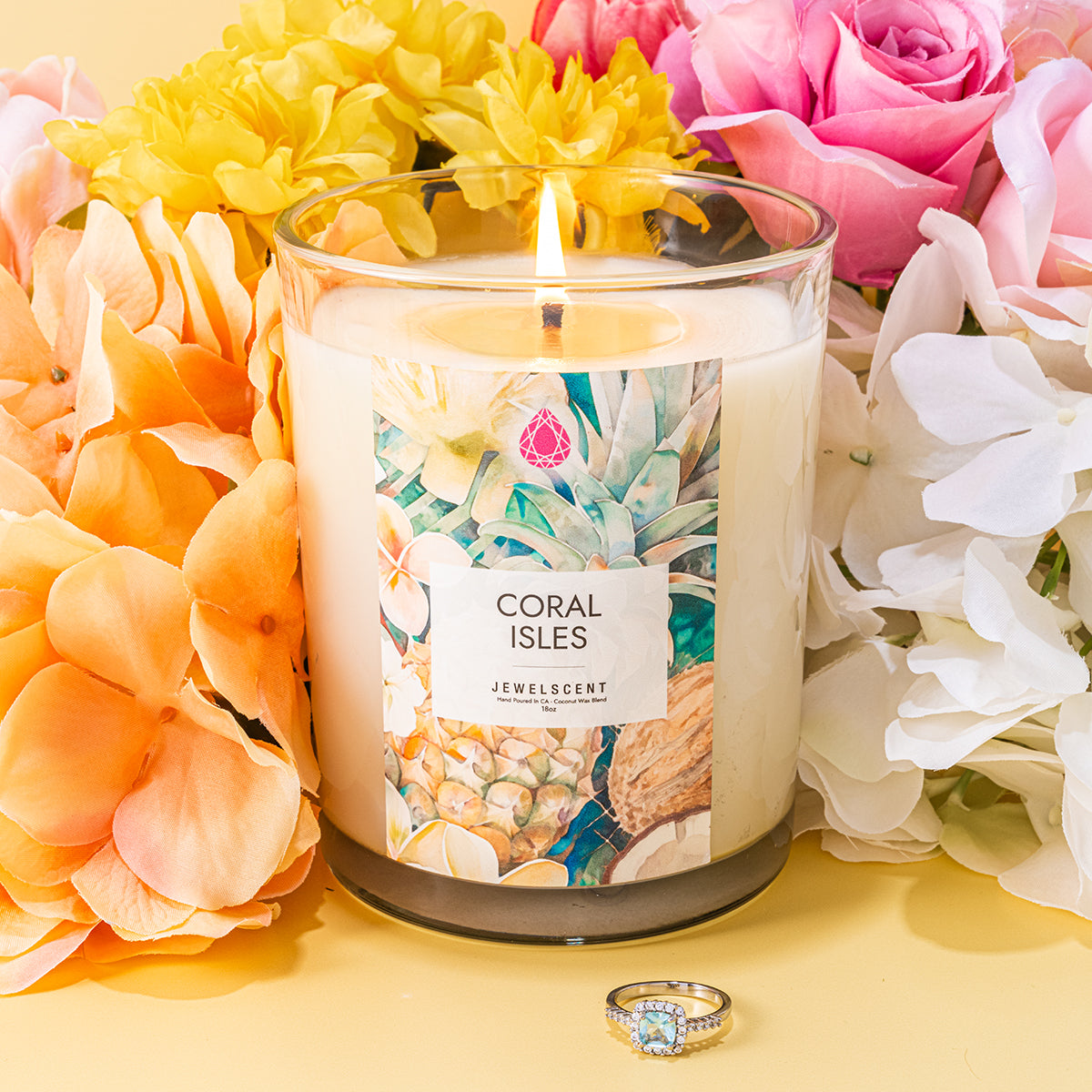Coral Isles 18oz Mystery Jewelry Candle Secondary image