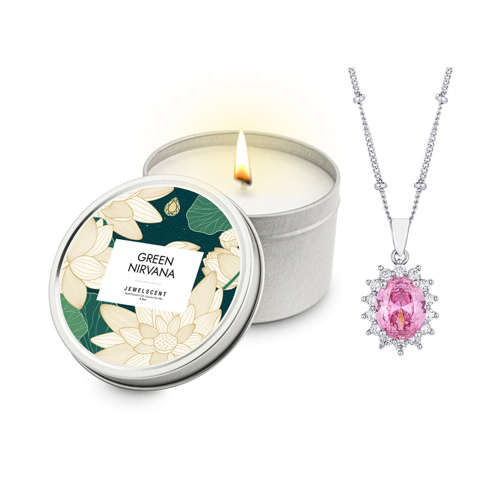 Green Nirvana 5.5oz Tin Jewelry Candle Main image