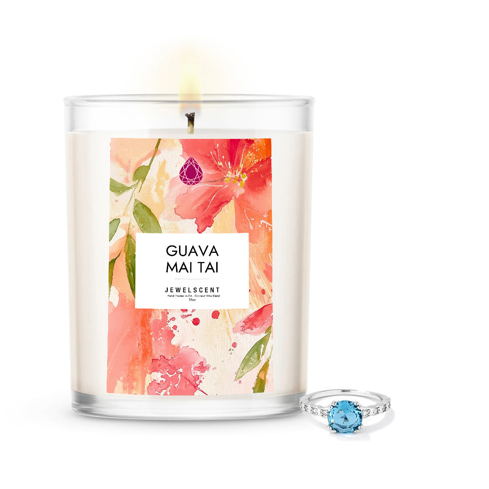 Guava Mai Tai 18oz Mystery Jewelry Candle Main image