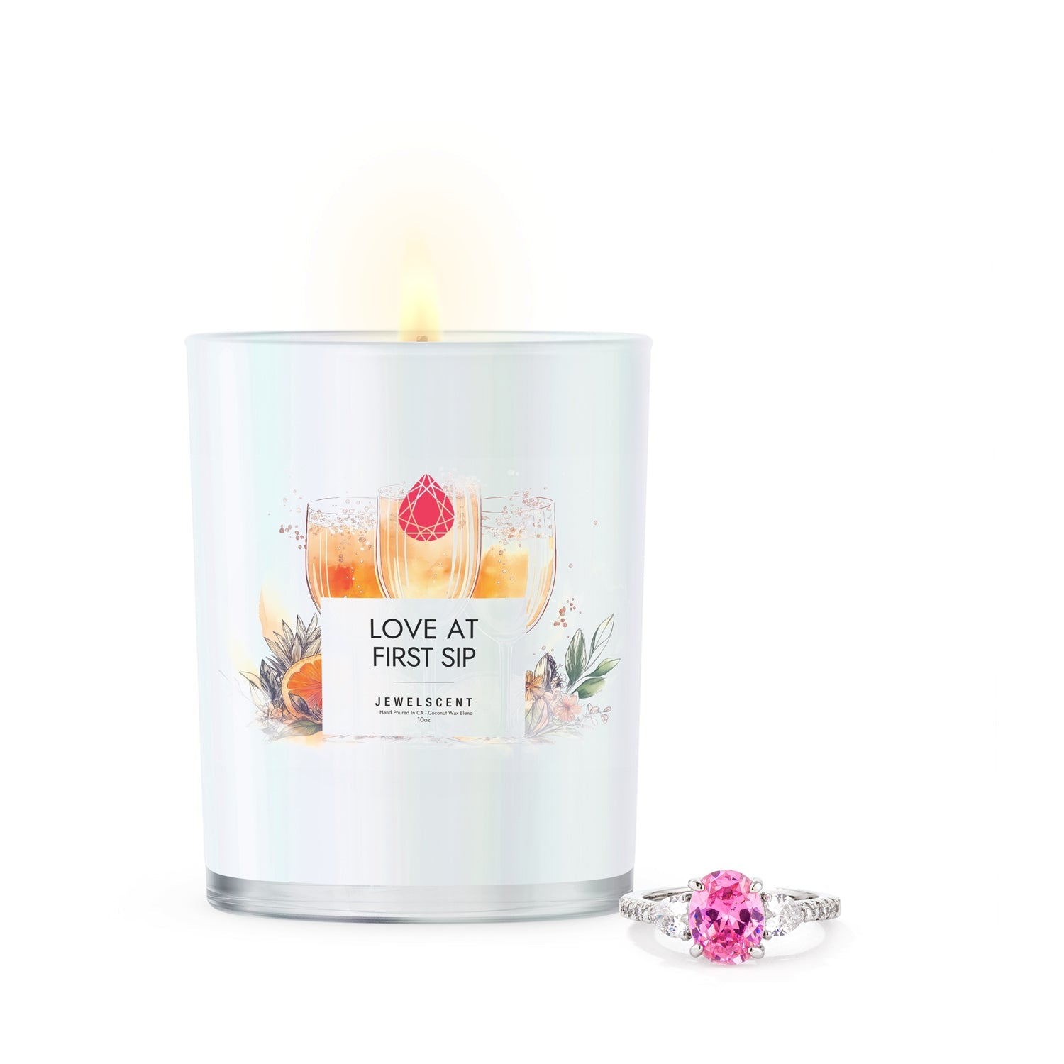Love At First Sip 10oz Mystery Jewelry Candle Main image
