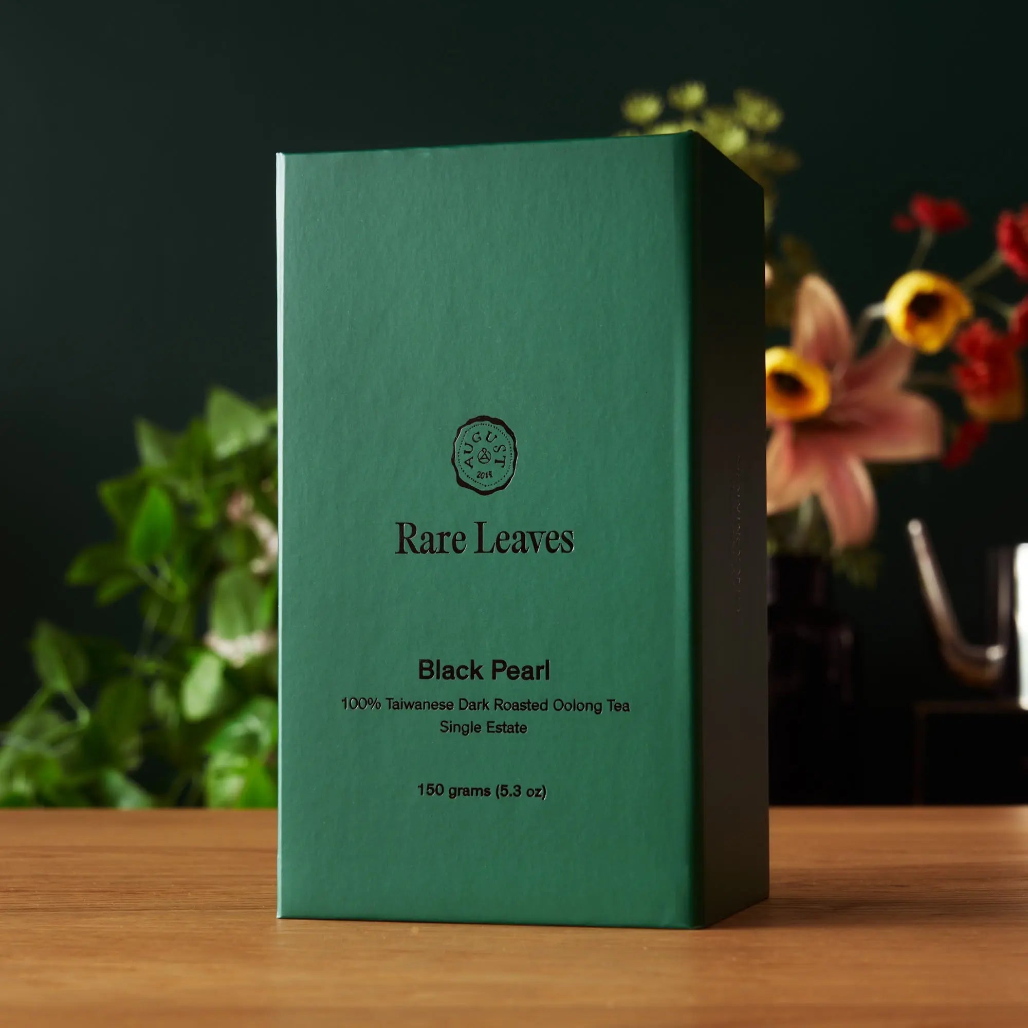 Rare Leaves Black Pearl - Single Estate Taiwanese Dark Roasted Oolong Tea Secondary image