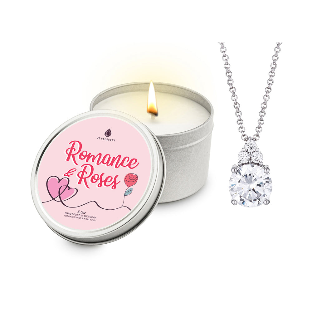 Romance & Roses 5.5oz Tin Jewelry Candle Main image