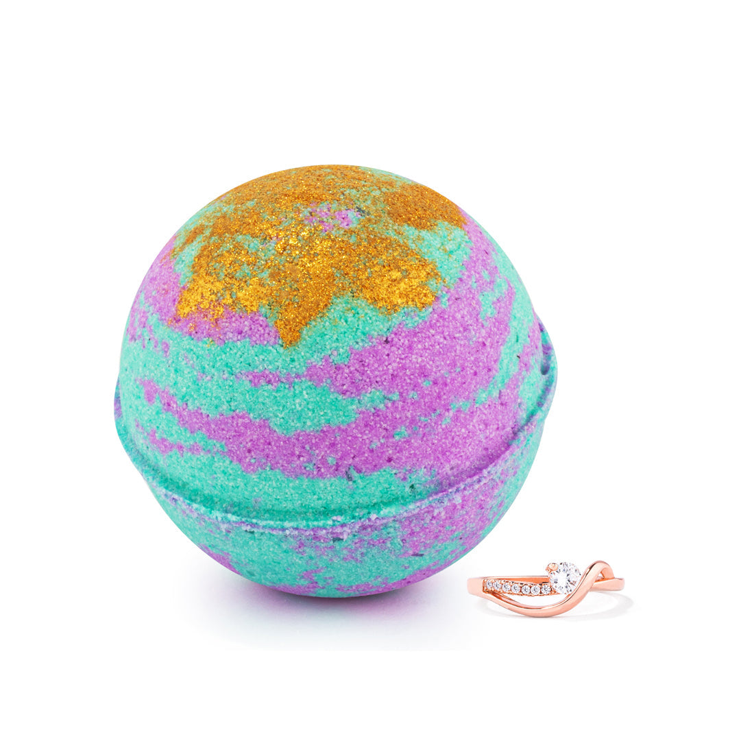 Santal Vanilla 10oz Mystery Jewelry Bath Bomb Main image