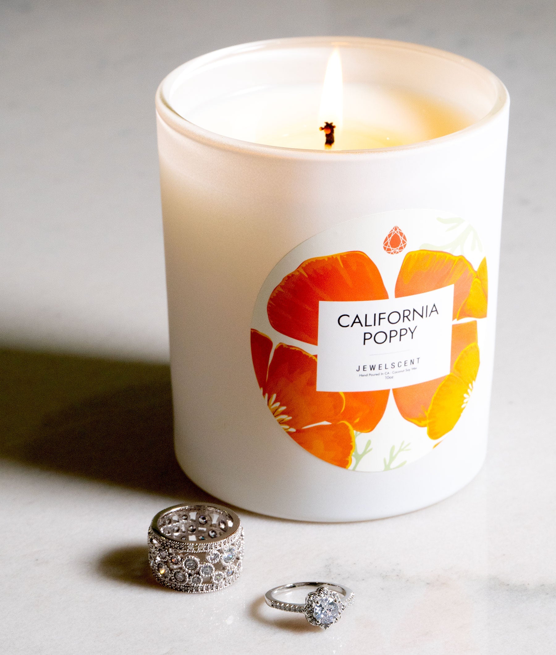 California Poppy 10oz Mystery Jewelry Candle Secondary image