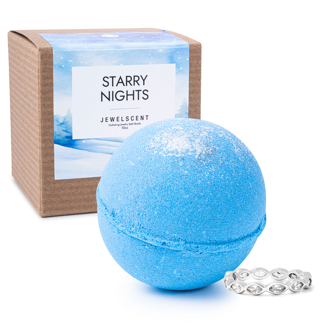 Starry Nights 10oz Mystery Jewelry Bath Bomb Secondary image