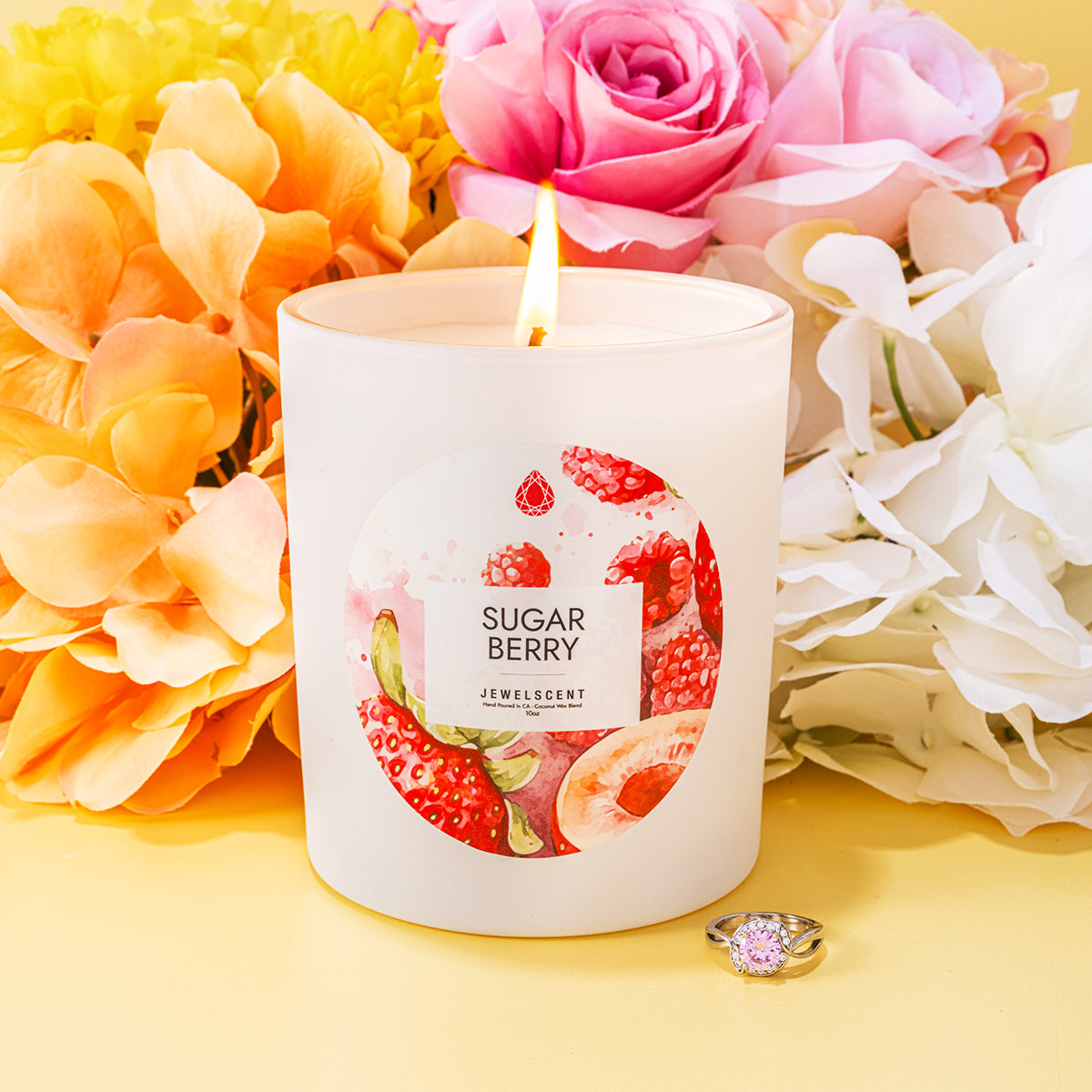 Sugar Berry 10oz Mystery Jewelry  Candle Secondary image