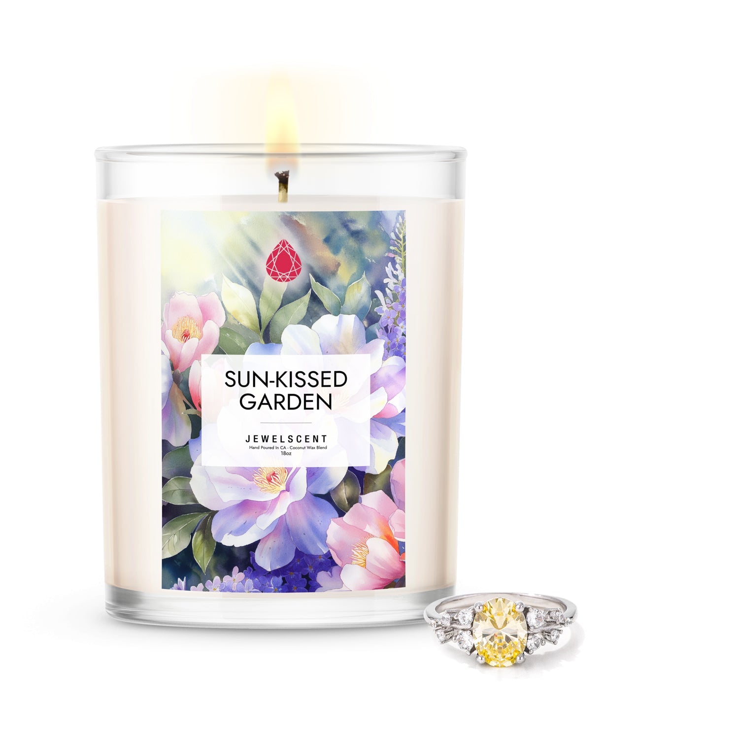 Sun-Kissed Garden 18oz Mystery Jewelry Candle Main image