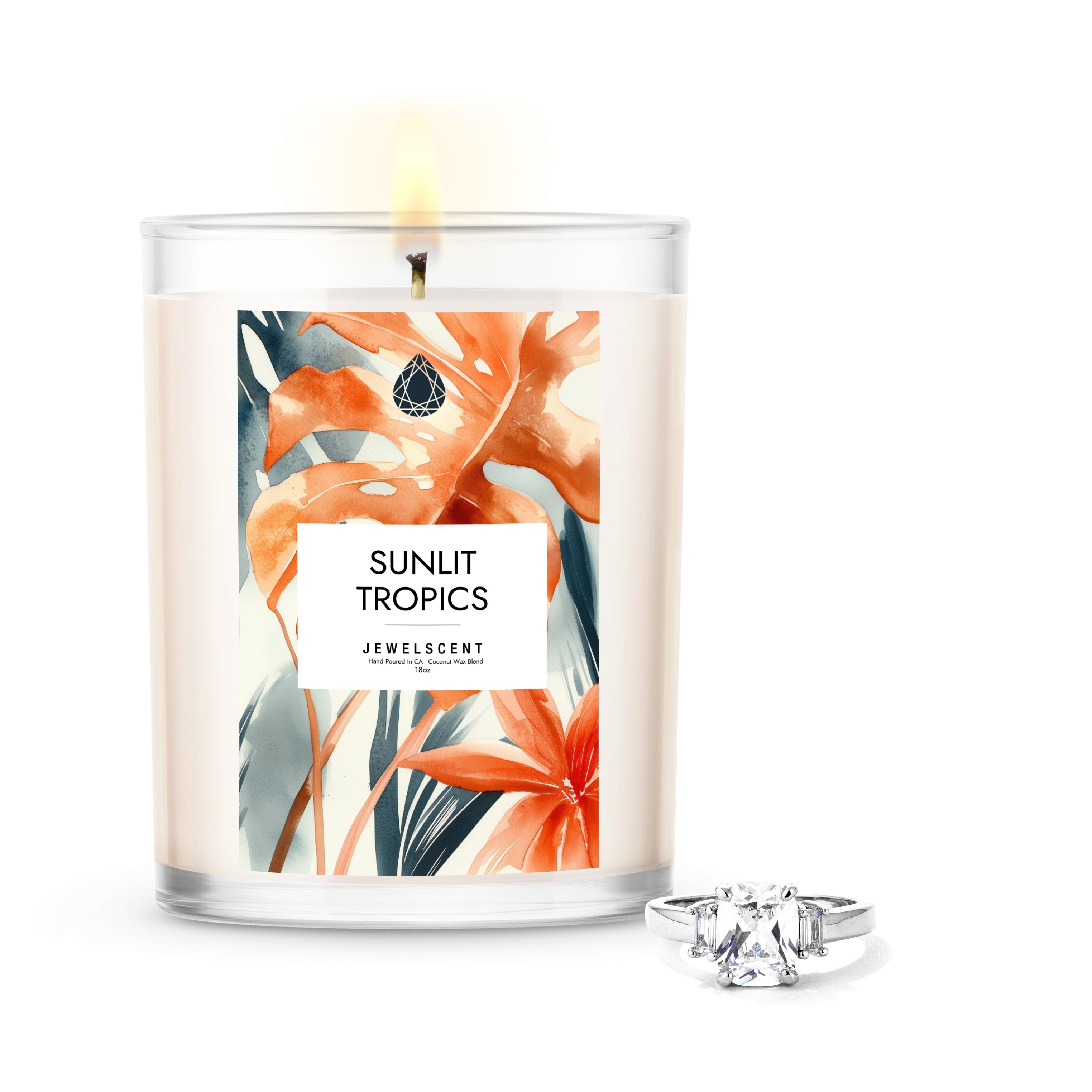 Sunlit Tropics 18oz Mystery Jewelry Candle Main image