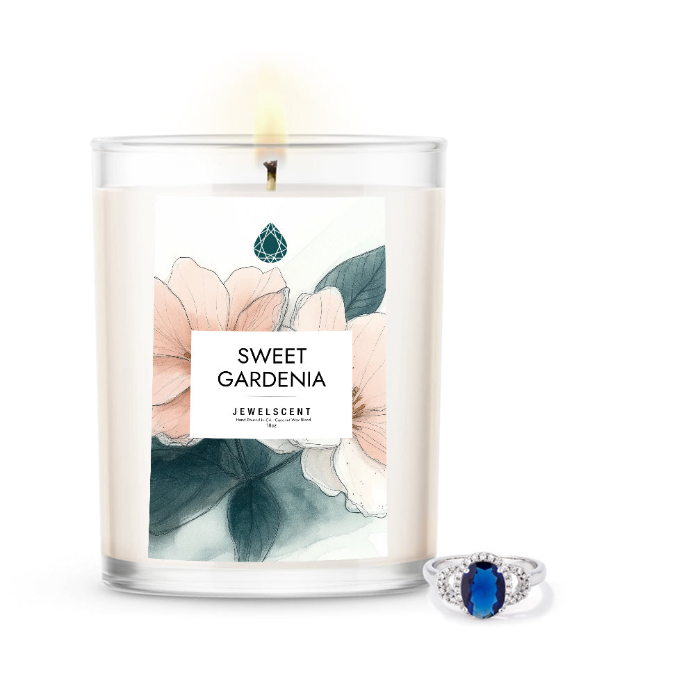 Sweet Gardenia 18oz Mystery Jewelry Candle Main image