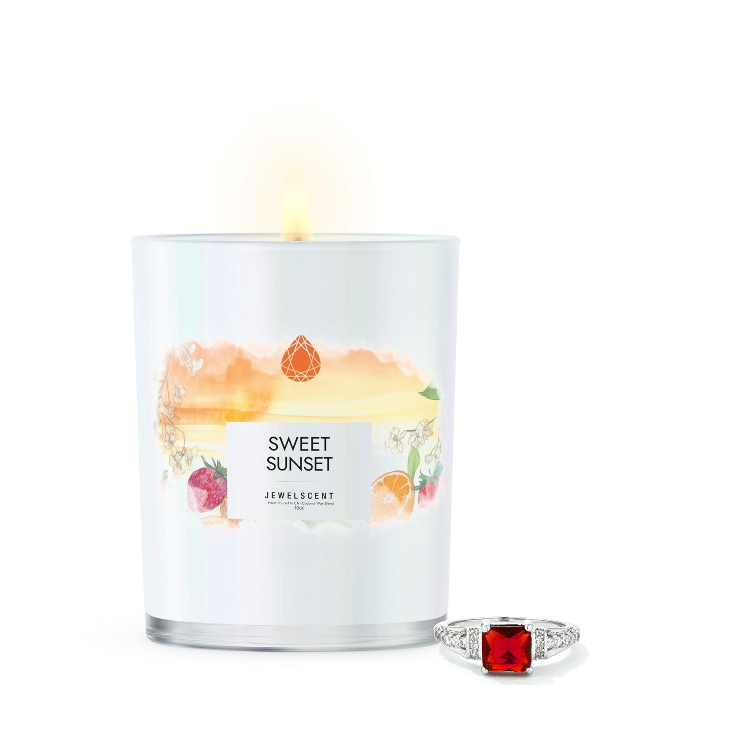 Sweet Sunset 10oz Mystery Jewelry Candle Main image